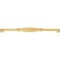 Jeffrey Alexander 18" Center-to-Center Brushed Gold Audrey Appliance Handle 278-18BG - alternate 10